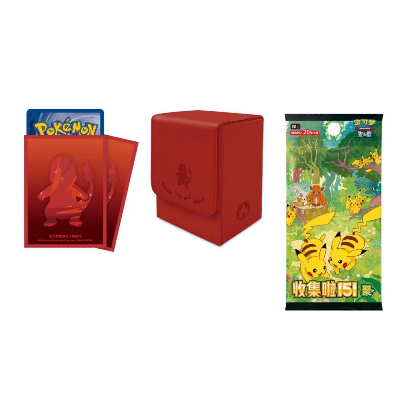 Pokémon TCG Collect 151 First Partner Premium Gift Box Charmander Simplified Chinese