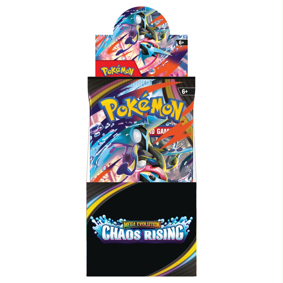 Pokémon TCG Mega Evolution Chaos Rising Half Booster Box 18 Packs English