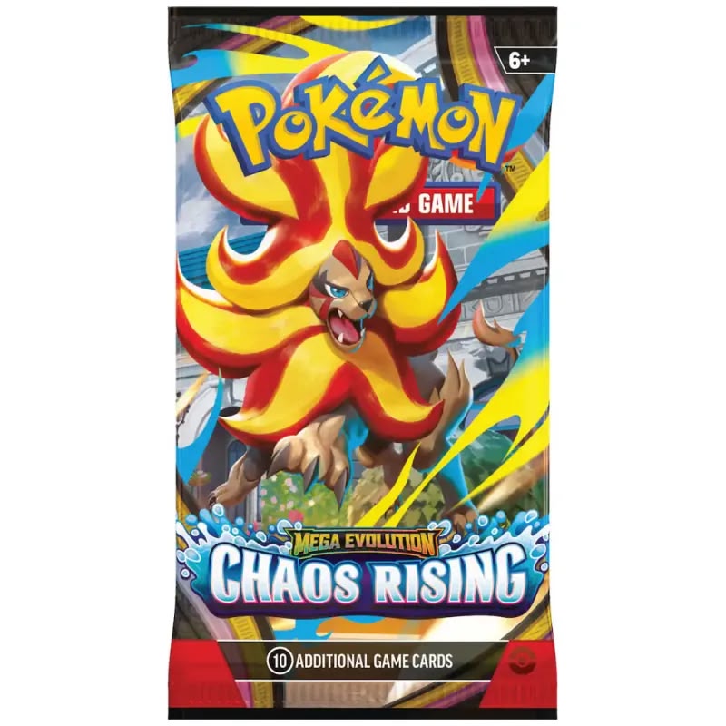 Pokémon TCG Mega Evolution Chaos Rising Booster Pack English