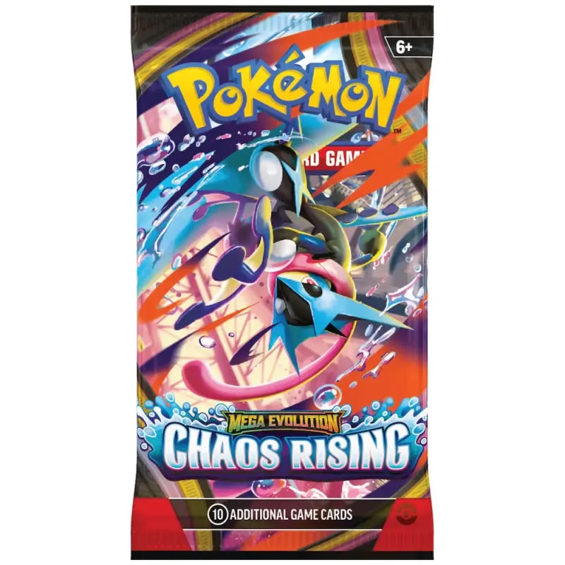 Pokémon TCG Mega Evolution Chaos Rising Booster Pack English