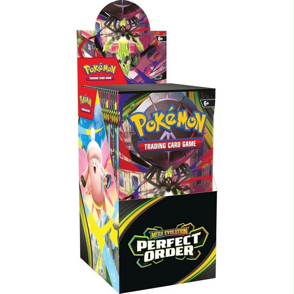 Pokémon TCG Mega Evolution Perfect Order Half Booster Box 18 Packs English